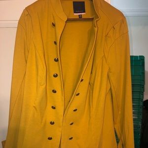 Military Inspired Mustard Jacket from ModCloth